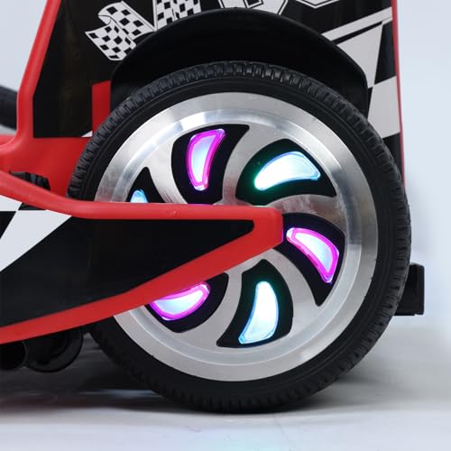 36v Electric Drift Kart with Adjustable Body Length, 3 Speed Mode, 350w Motor, Max Load 187lbs, Max Speed 16 Mph S671