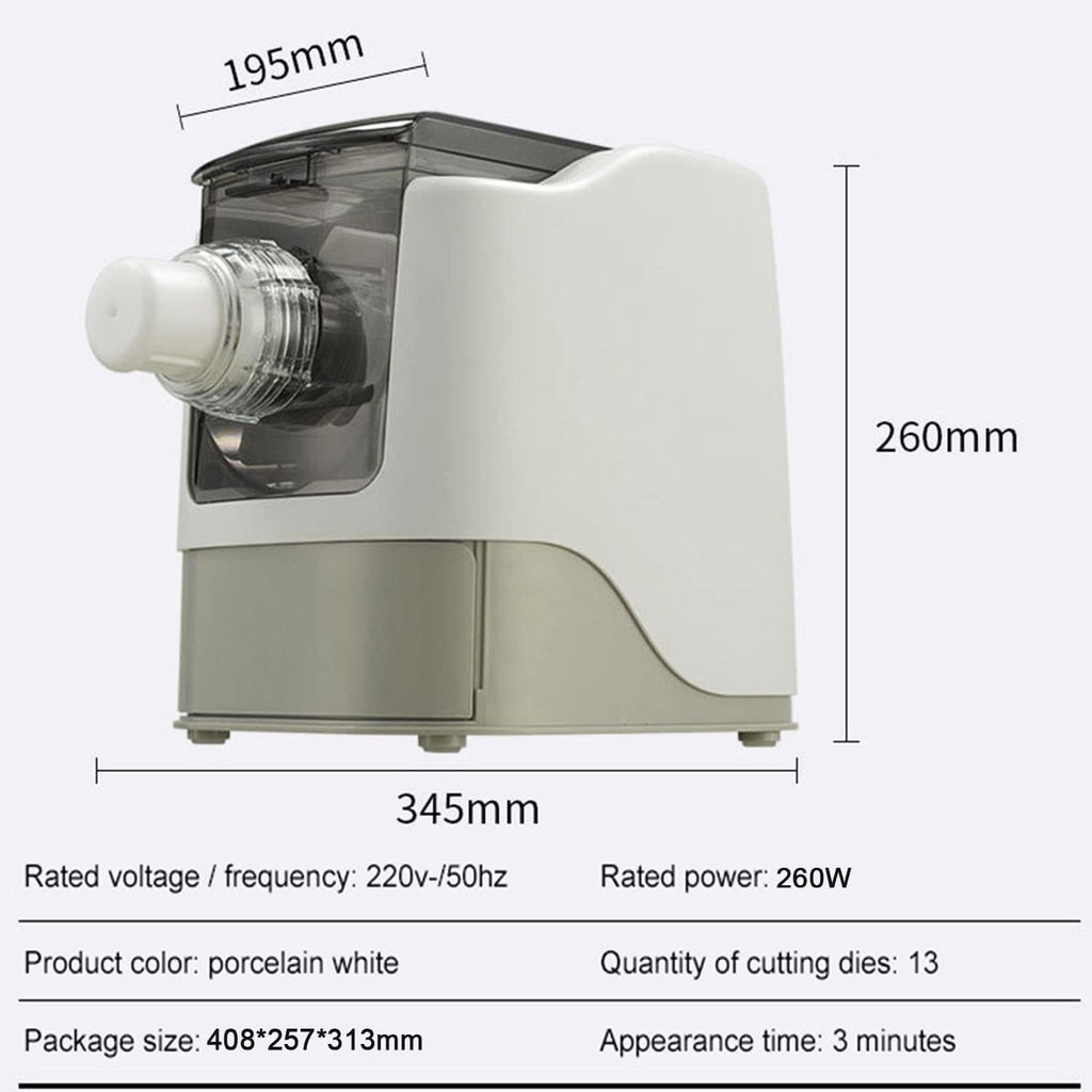 260W Electric Pasta Maker with 13 Noodle Molds V202
