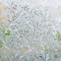 Etched Lace Window Film Static Window Cling Frosted Glass Window Clings 17.7 by 78.7 Inches V616298
