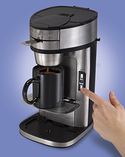 Single Serve Coffee Maker, Stainless Steel M83827