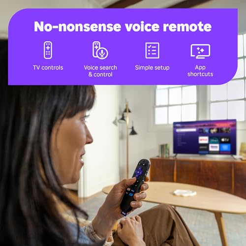 4K HDR Roku Streaming Device with Voice Remote P4662