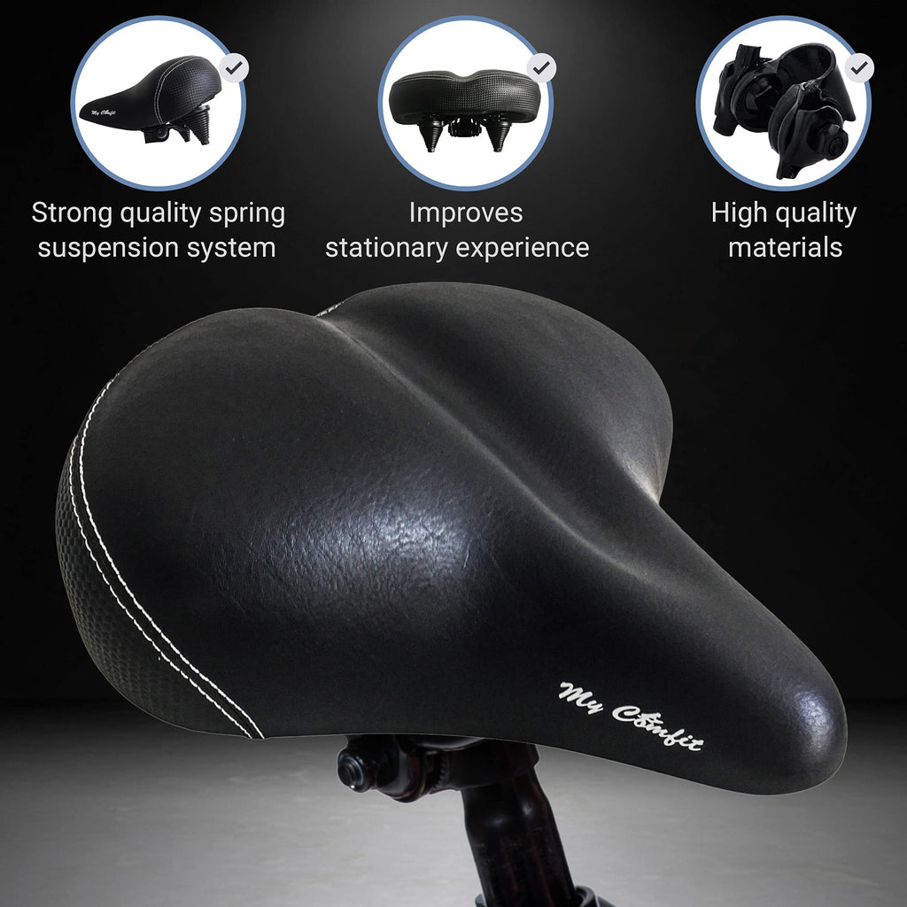 Oversized Extra Wide Bike Seat with Foam Padding Q1998