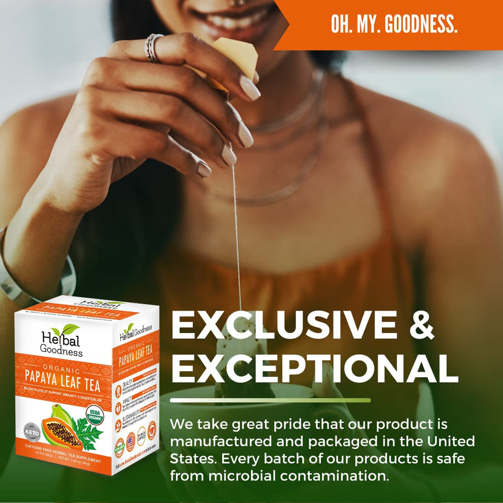 Organic Papaya Leaf Extract Tea 24bags H9941