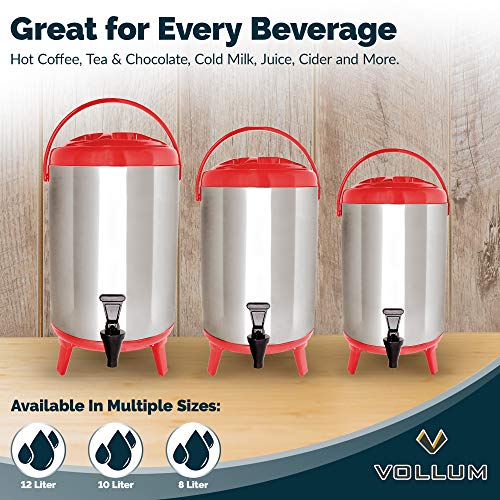 Stainless Steel Insulated Beverage Dispenser 10 Liter K3422