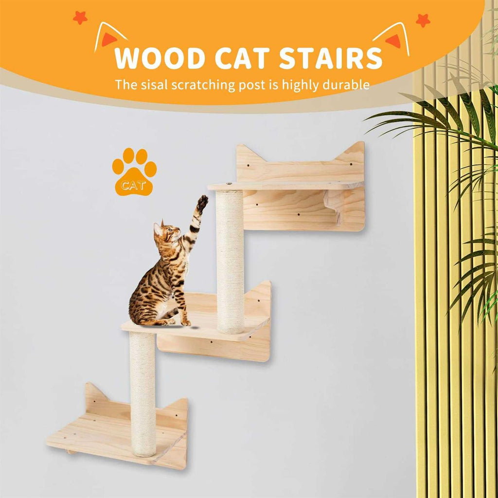 Cat Wall Shelves, Furniture Set, Shelves and Perches for Wall Q552