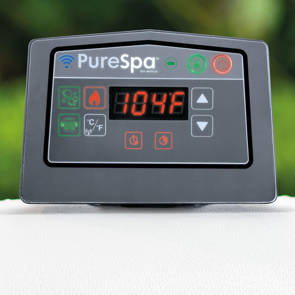 Greywood Inflatable Hot Tub with 4 LED Lights V26158