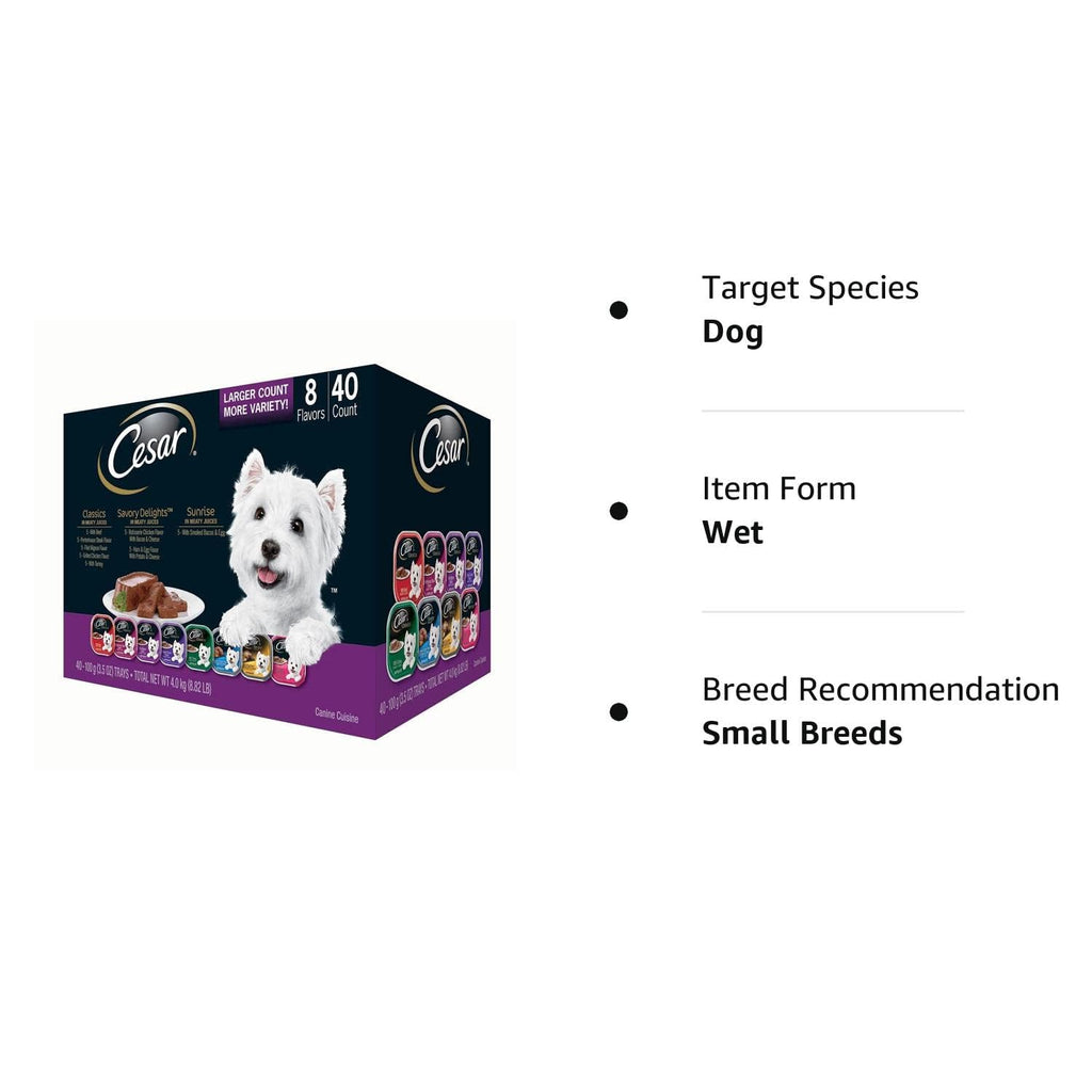 40 ct Wet Dog Food Variety Pack C3790