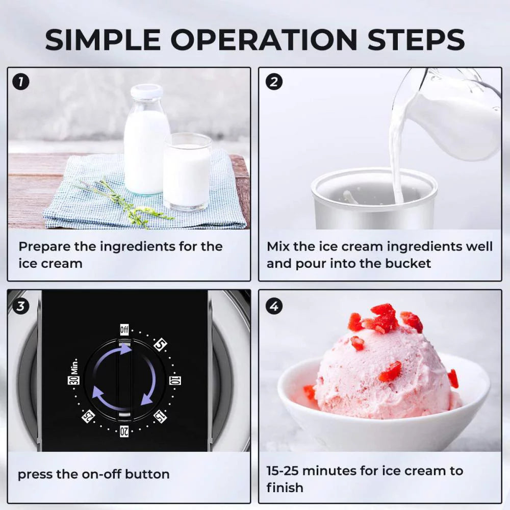 1.5-Quart Automatic Ice Cream Maker A45471
