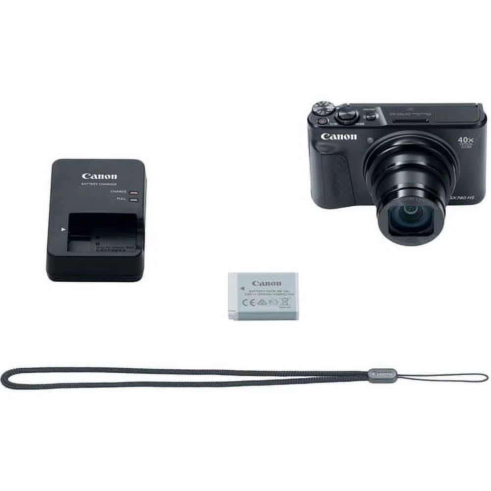 Black Digital Camera with 64 GB Memory Card H241