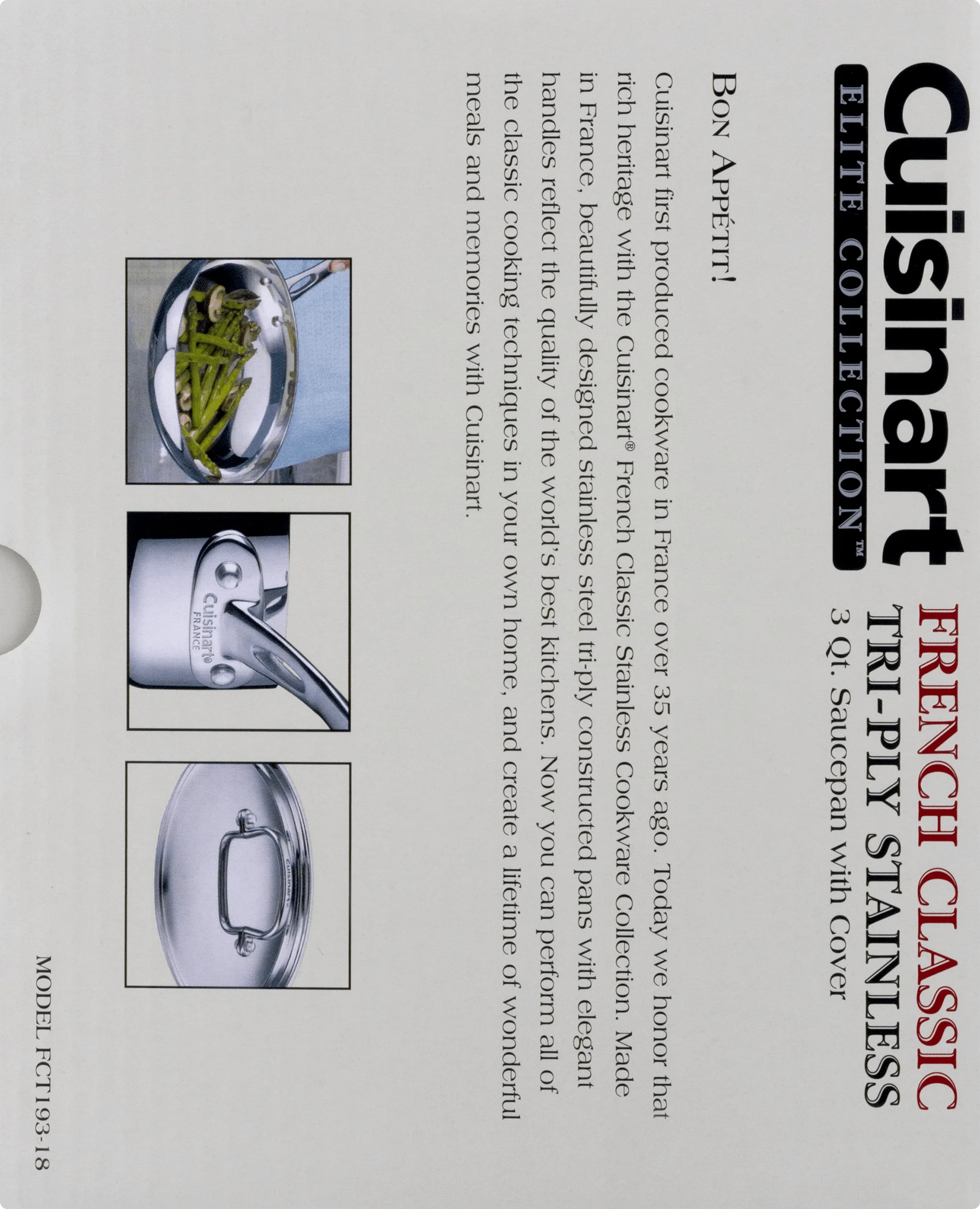 3 Quart Tri-Ply Stainless Saucepan N3566