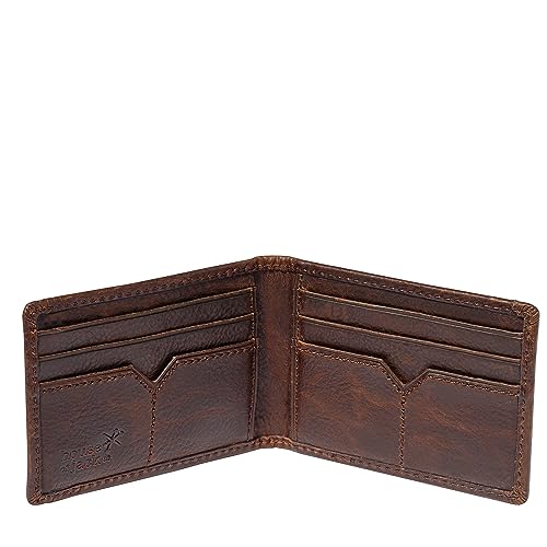 Full Grain Leather Bifold Money Clip Wallet B3057