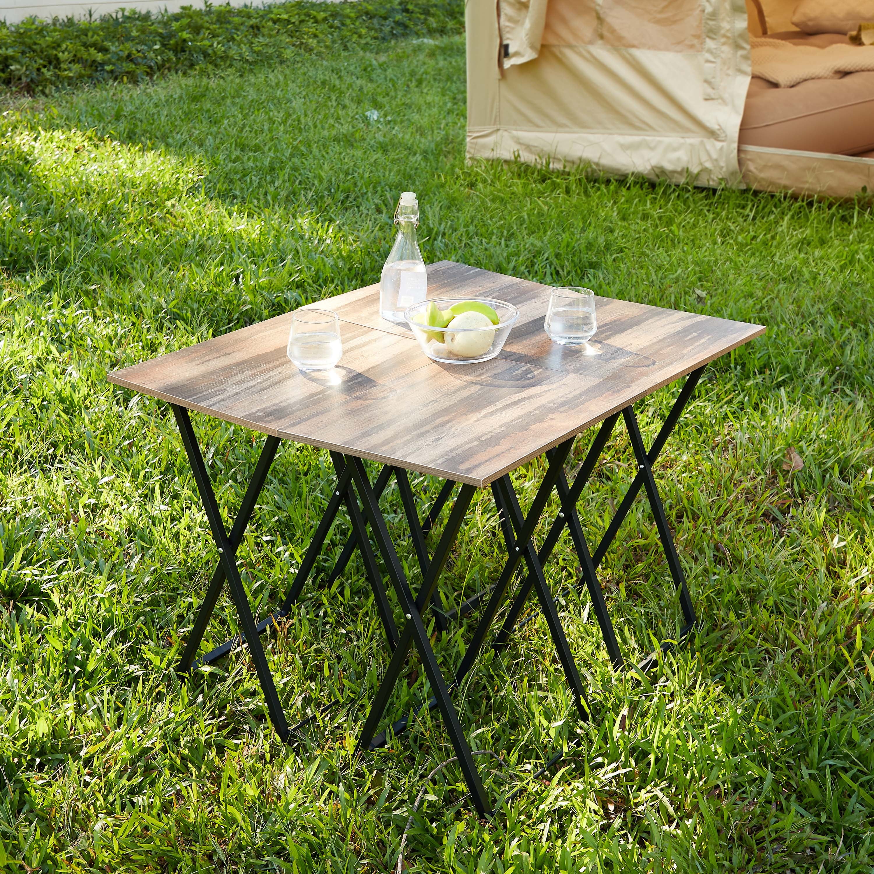 Set of 4 Folding TV Tray Tables C22809