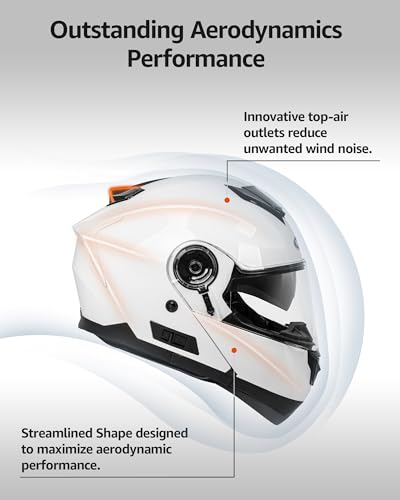 Modular Full Face Motorcycle Helmet with Flip Up Dual Visor Q79391