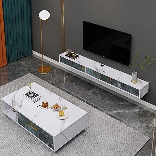 Floating TV Stand Wall Mounted Media Console A66640
