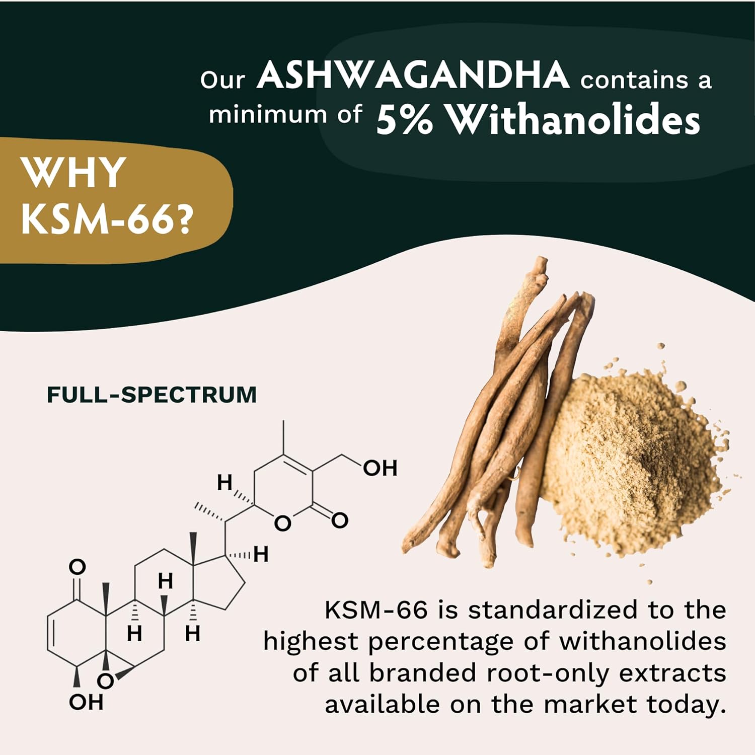 Ashwagandha Organic Root Powder Extract Supplement 600mg 120 Capsules A6564