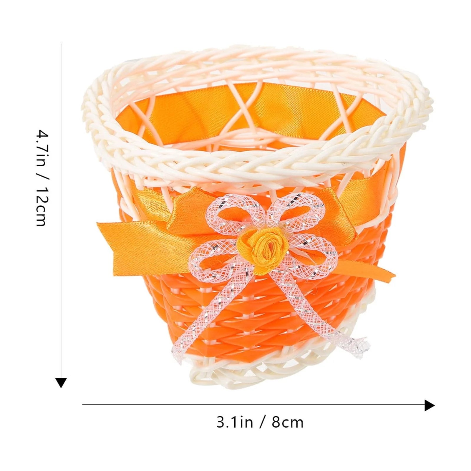 4 Pcs Rattan Flower Basket O33770