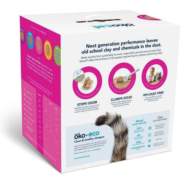 Super Soft Clumping Wood Cat Litter S496