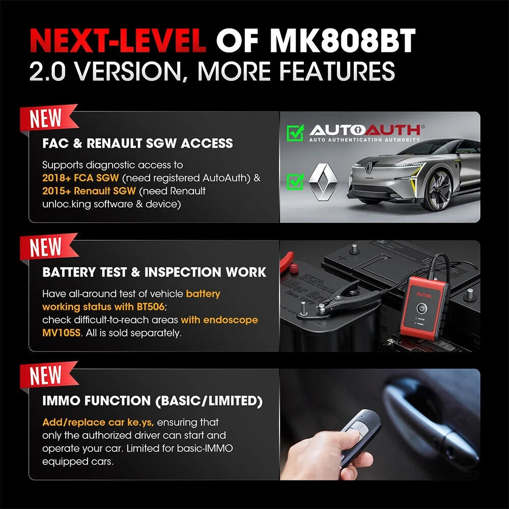 Bidirectional Car Diagnostic Scanner V612