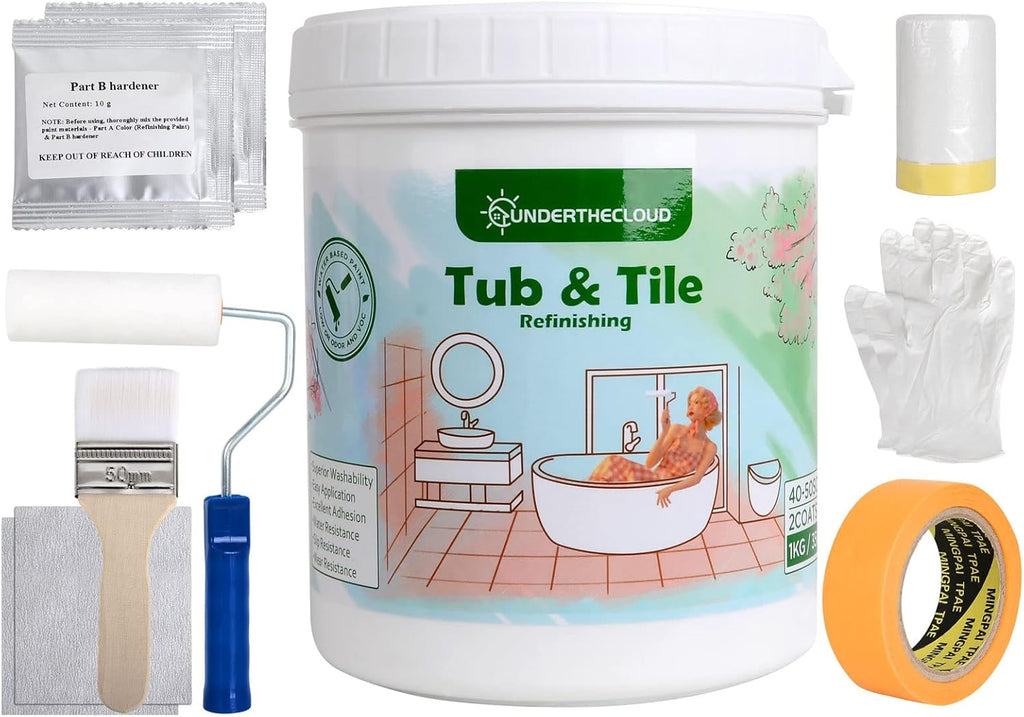 White 35 oz Tub and Tile Refinishing Kit Z263747