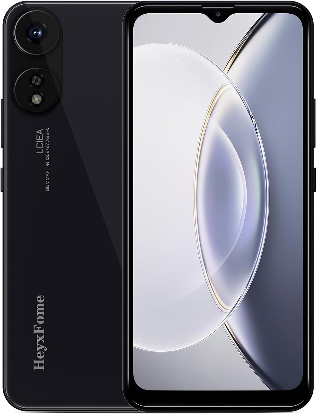 Unlocked 4G LTE Cell Phone 6.5” HD+ Screen 4000mAh Android 10 Smartphone 16MP Dual SIM Face Unlock Black J3837