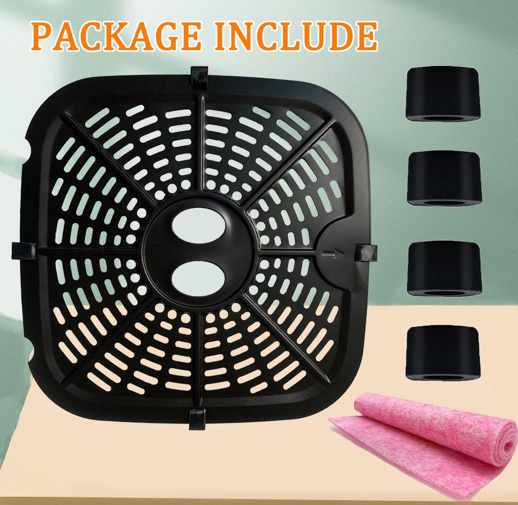9.6IN Double-layer Coating Air Fryer Crisper Tray X45409