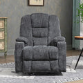 Grey Power Lift Recliner Chair with Massage and Heat Z1420