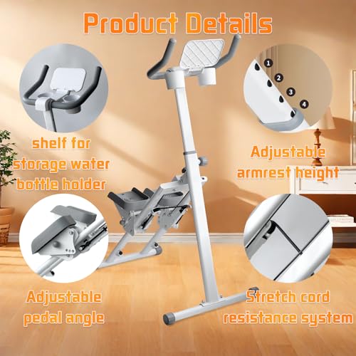 Folding Vertical Climber Exercise Stepper with Handle H934