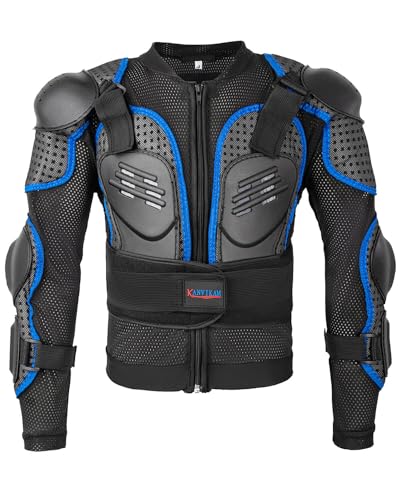 Kids Motorcycle Jacket with Chest Back Elbow Protection J27454