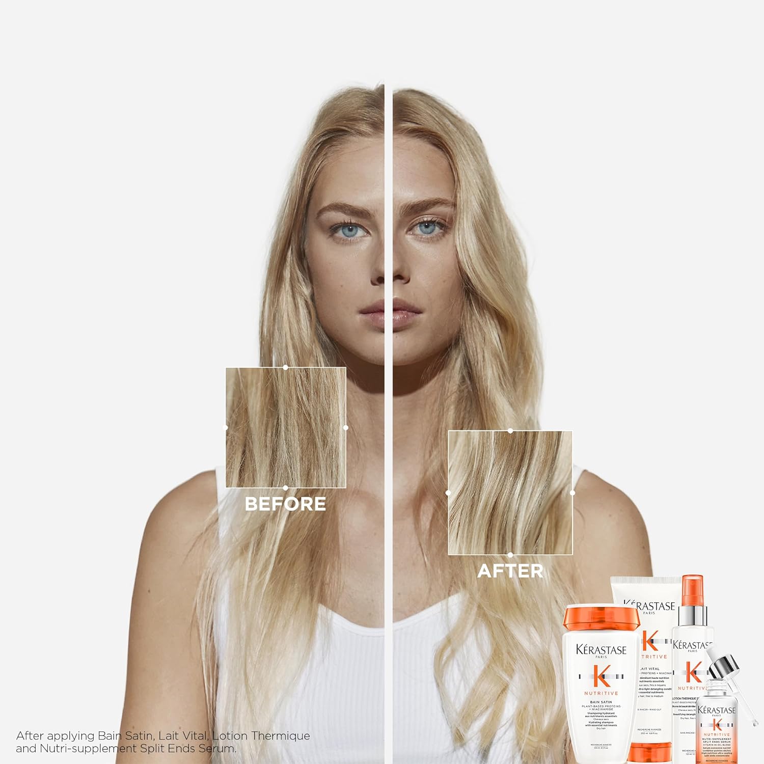 1.7 Fl Oz Split Ends Serum for Dry Hair K31955