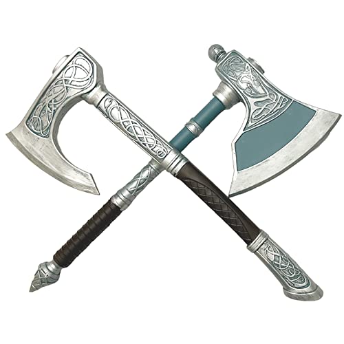 23.5 Inch Foam Viking Axe Set V518