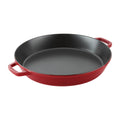 Cast Iron Double Handle Fry Pan / Paella Pan - Cherry Y547647
