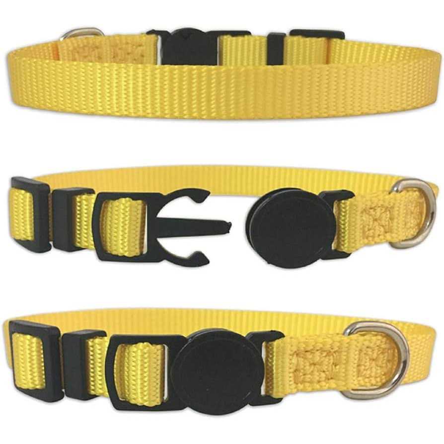 14 PCS Soft Nylon Adjustable Breakaway Safety Whelping Litter Collars C411653