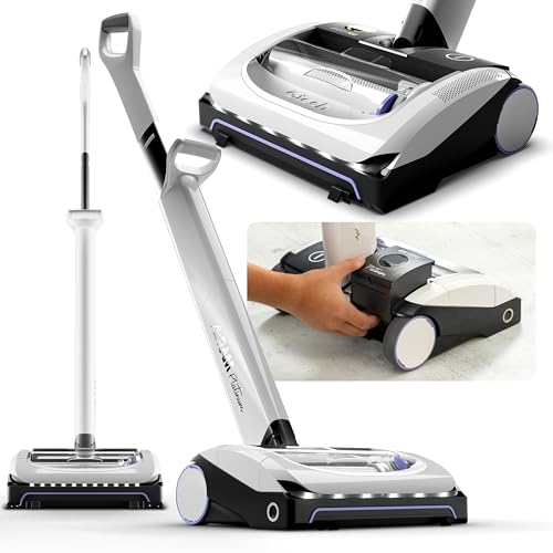 Cordless Vacuum Cleaner with Anti-Hair Wrap Brush Bar and Rechargeable 22v Li-ion Battery D389493