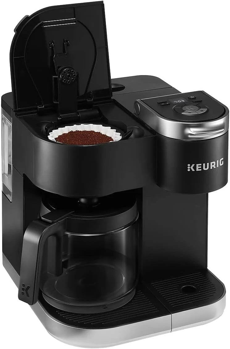 Black Single Serve & Carafe Coffee Maker P890