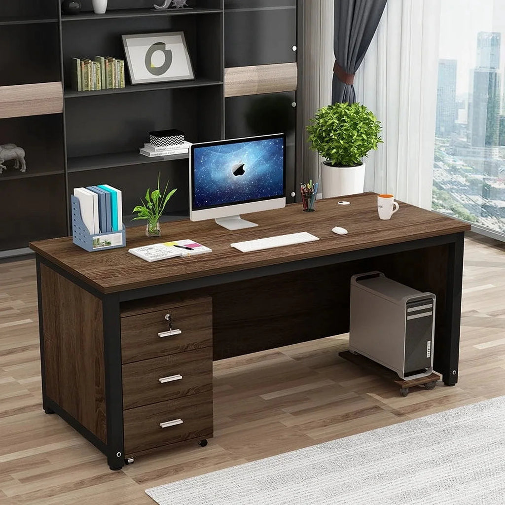 Monitor Desk with Drawers X28039
