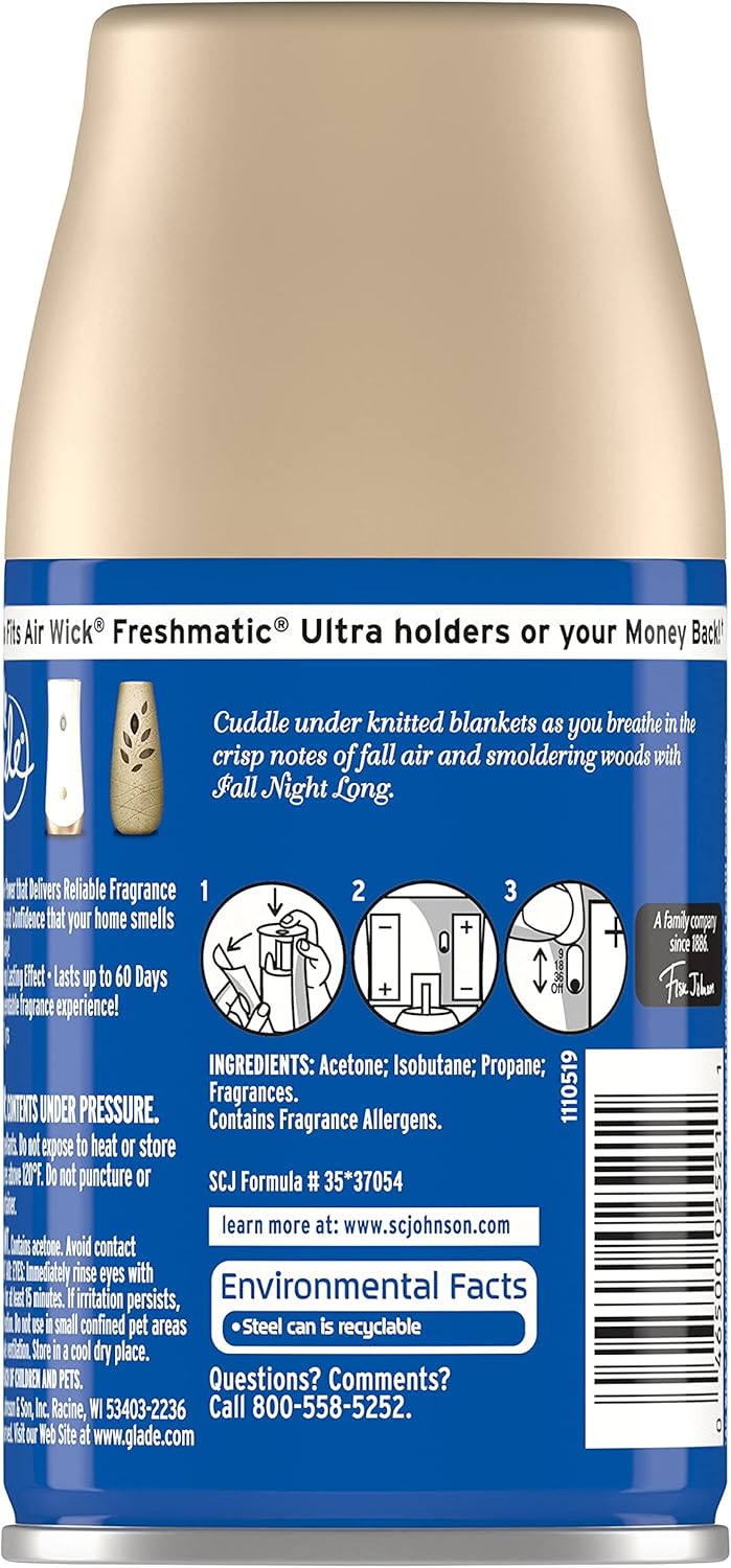 6.2 Oz 3 Count Automatic Spray Refill Air Freshener O94895