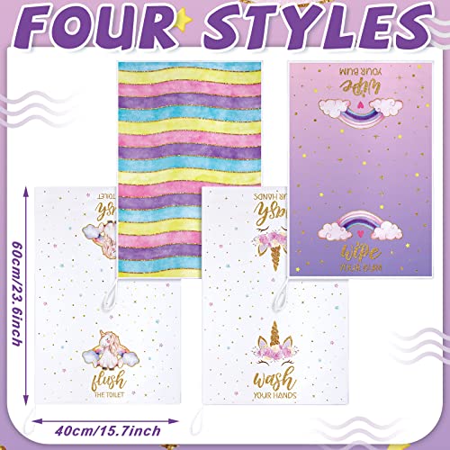 4 Pcs 24 x 16 Inches Absorbent Hand Towels G795846