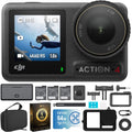 4K Waterproof Action Camera with Battery Case and 64GB Memory Card M577804
