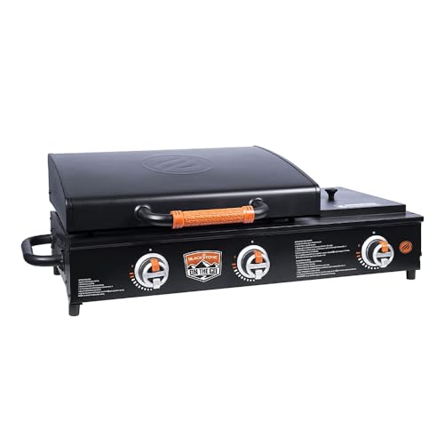 22 inch Black Flat Top BBQ Griddle S8155