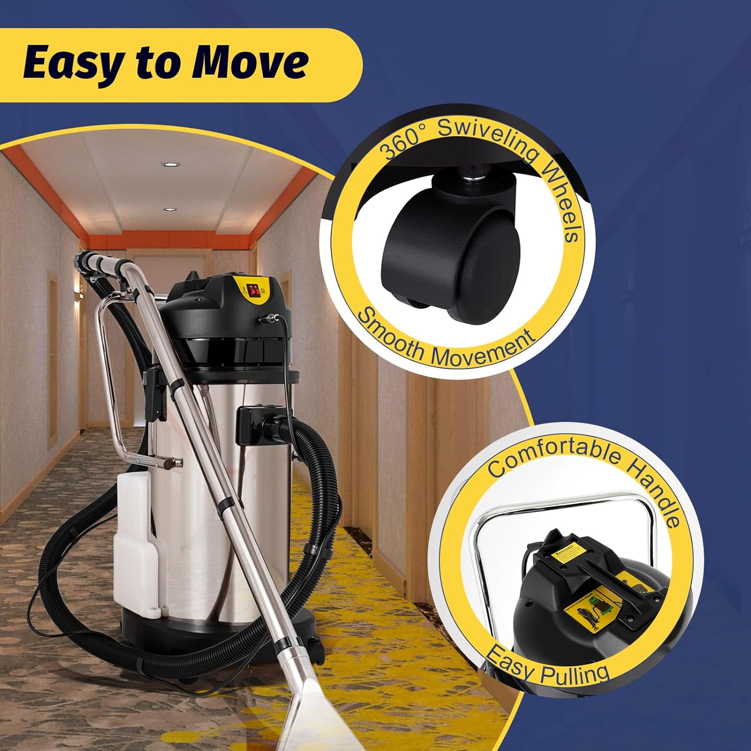 40L 110V 1000W Commercial Carpet Cleaner P301