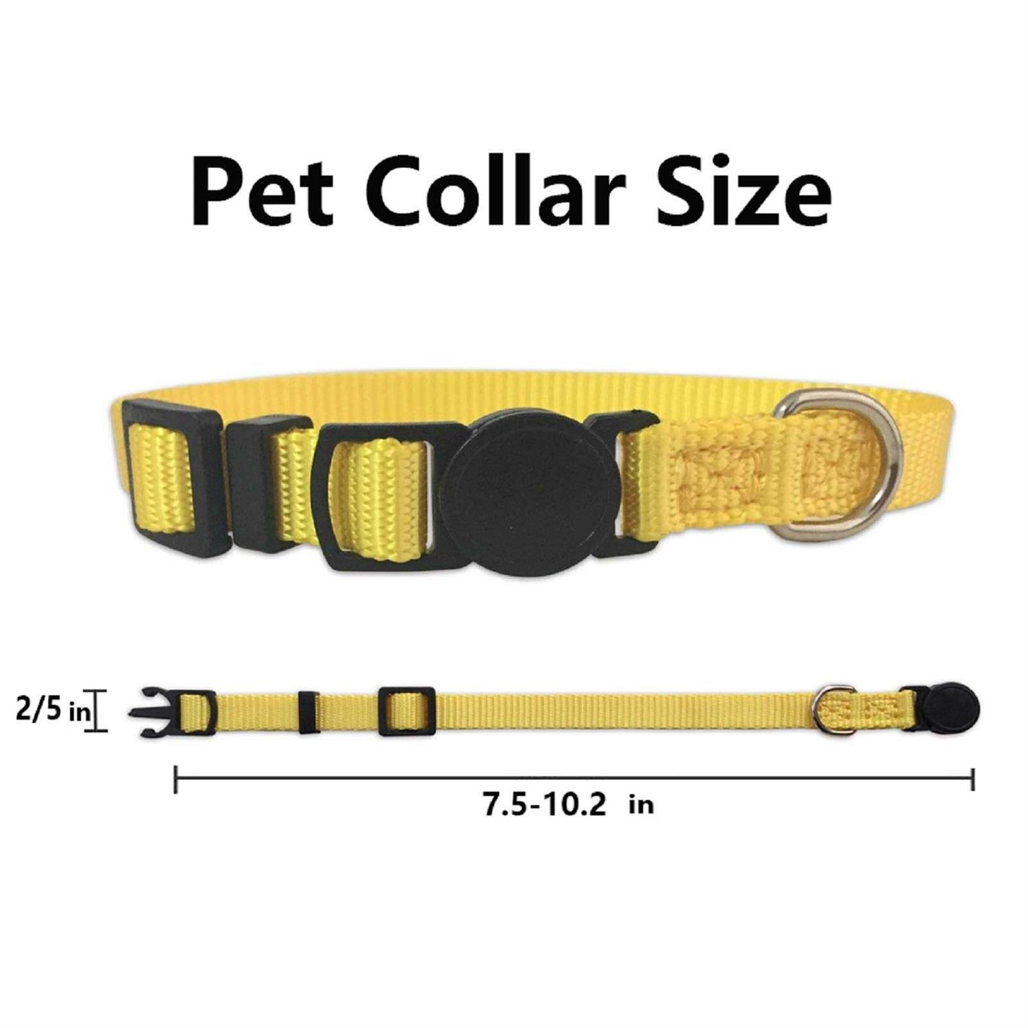14 PCS Soft Nylon Adjustable Breakaway Safety Whelping Litter Collars C411653