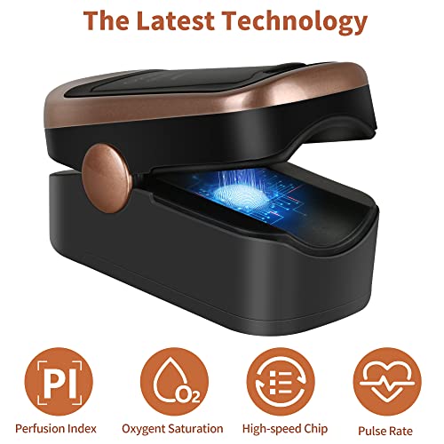 Pulse Oximeter Fingertip with Large OLED Digital Display K9523