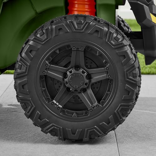 Black 12V Electric Ride On UTV Car with Trailer T5203
