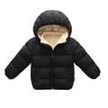 Solid Winter Hooded Jacket V937