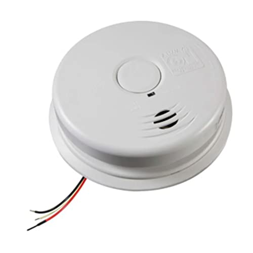 Hardwired Smoke & Carbon Monoxide Detector with 10-Year Battery Backup T23150