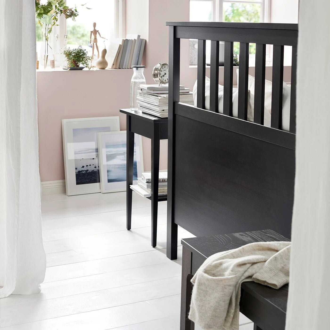 Black-brown King Bed Frame H260