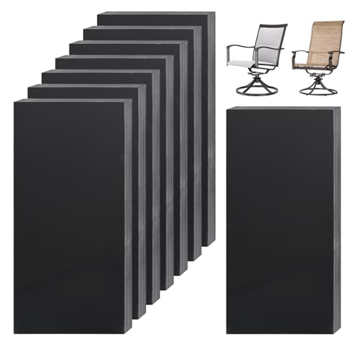 8-Pack Fiberglass Spring Plates Replacement Parts, 5 x 2.5 x 0.25 Inch D2107