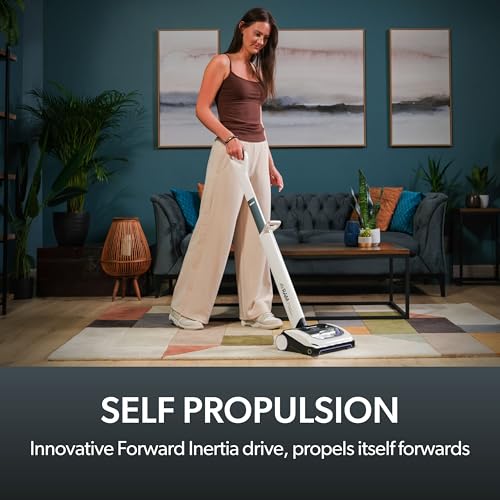 Cordless Vacuum Cleaner with Anti-Hair Wrap Brush Bar and Rechargeable 22v Li-ion Battery D389493