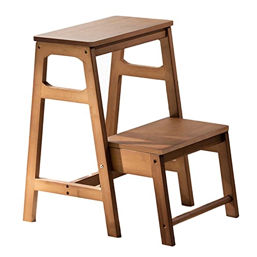 2-Step Folding Solid Wood Step Stool W1077