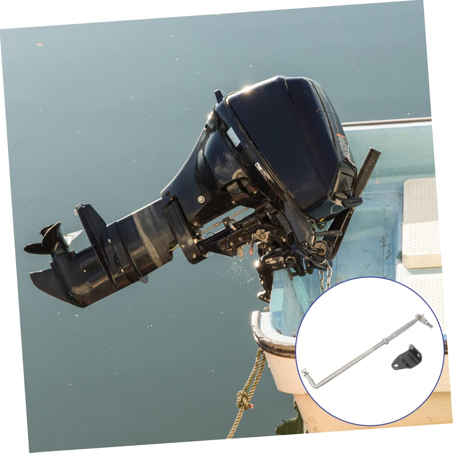 Stainless Steel Steering Lever for Marine Boat Outboard Motor U4965
